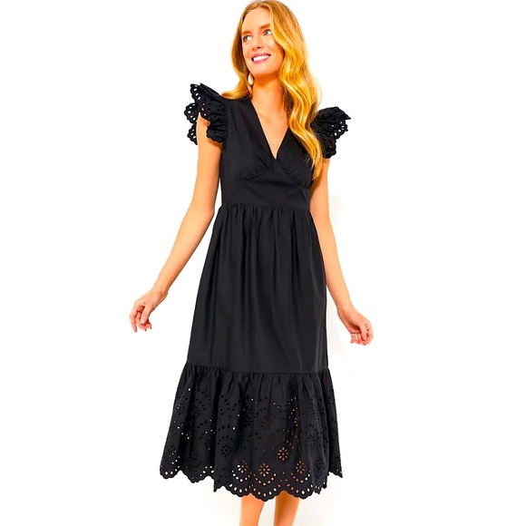 alémais marjorelle embellished linen-silk midi dress MARJORELLE MIDI DRESS